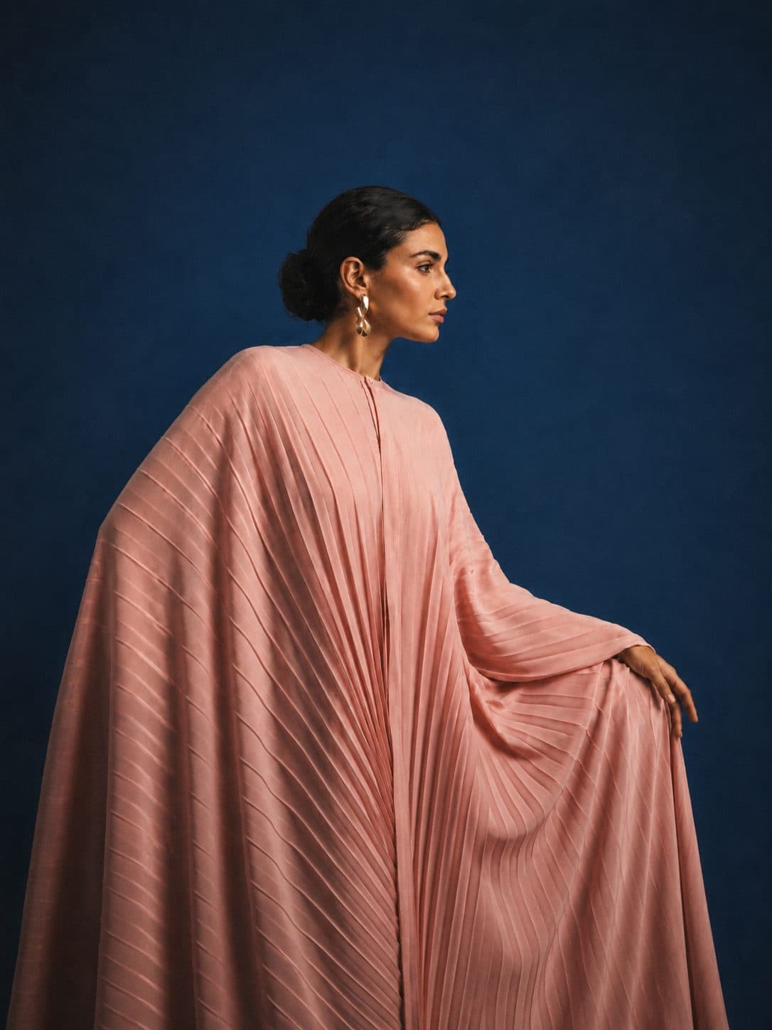 Blush Cape Dress